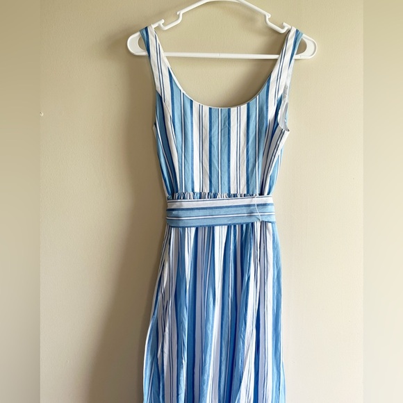Vineyard Vines Ocean Stripe Maxi Dress Sz 0 - Picture 6 of 7